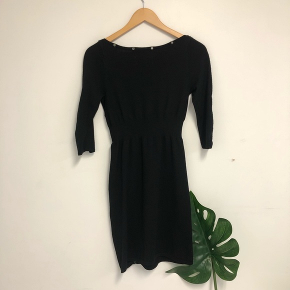 karen millen black mini knit dress - Picture 4 of 4